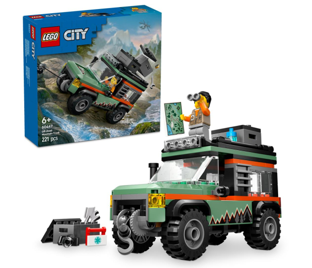 LEGO City 60447 Górska ciężarówka terenowa 4x4 - 1284111 - zdjęcie 2